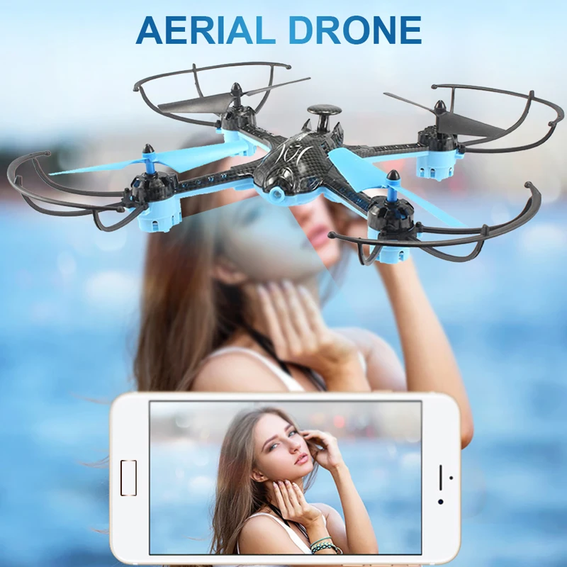 

Quadcopter UAV Premium Intelligent 0.3MP WiFi Camera 6-Axis Gyro 4 Channel One Key Take Off One Key Landing Aircraft Drone