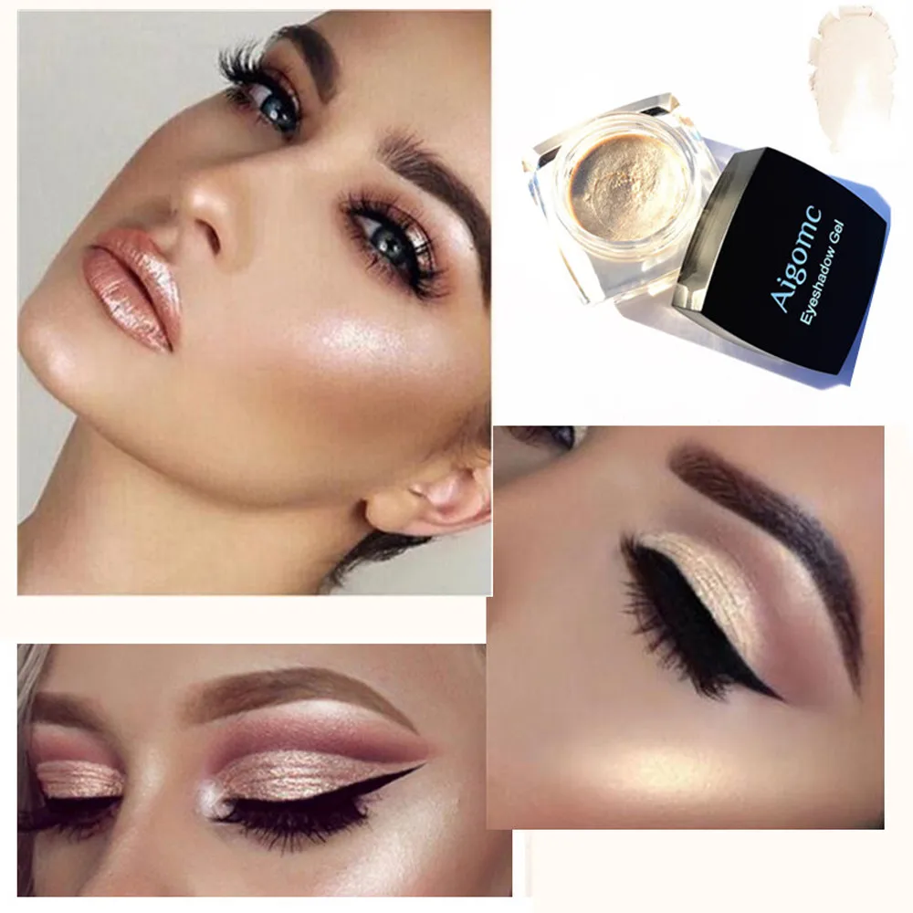 

6 Colors Glitter Eyeshadow Primer Professional Base Primer Eyeshadow Highlighter Cream