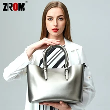 ZROM, кожаные сумки, большая женская сумка, высокое качество, модные женские сумки, тоут, натуральная кожа, сумка на плечо, женские большие сумки