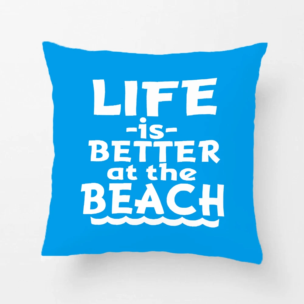 

Life Is Better At The Beach Pillow decorative Cushion Cover Pillow Case Customize Gift By Lvsure For Living Room Pillowcase