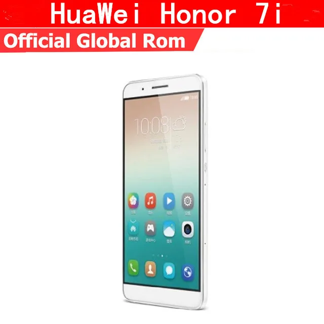 

Global Firmware HuaWei Honor 7i 4G LTE Smart Phone Octa Core Android 5.1 5.2" FHD 1920X1080 3GB RAM 32GB ROM 13.0MP Fingerprint