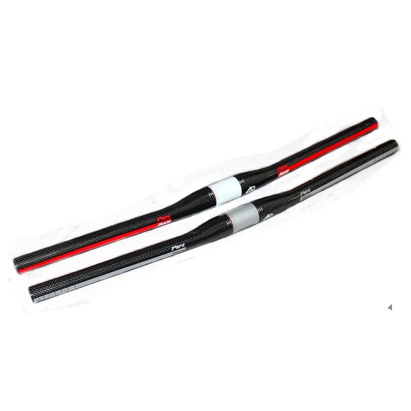 PuraRaza MTB Bicycle Handlebar 3K Full Carbon Fiber Flat Handlebar for Mountain Bike Cycling Racing Accessories (13)