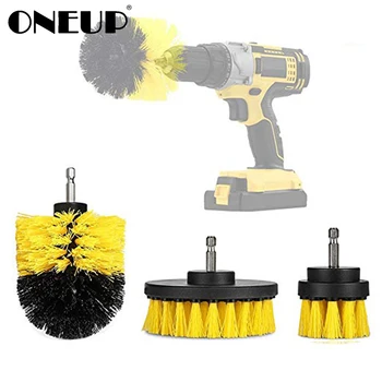 

ONEUP Power Scrubber Brush For Bathroom Toilet Surfaces Tub Shower Tile Grout Cordless Power Scrub Drill Cleaning Kit Brush