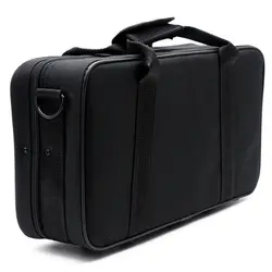 Черные поролоновые уплотненные оксфорды Ткань сумка для хранения коробка безопасности чехол с ручкой ремень кларнет защита аксессуары