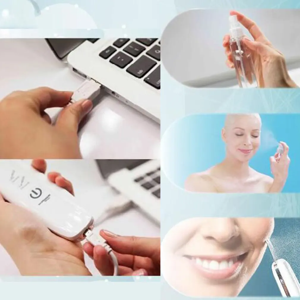 USB скруббер для лица Очиститель пор глубокое очищение моющее средство Массажер