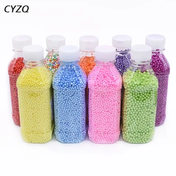 

1 Bottle Polystyrene Styrofoam Balls Bottle DIY Snow Mud Particles Accessories Slime Balls Small Tiny Foam Beads For Foam Filler