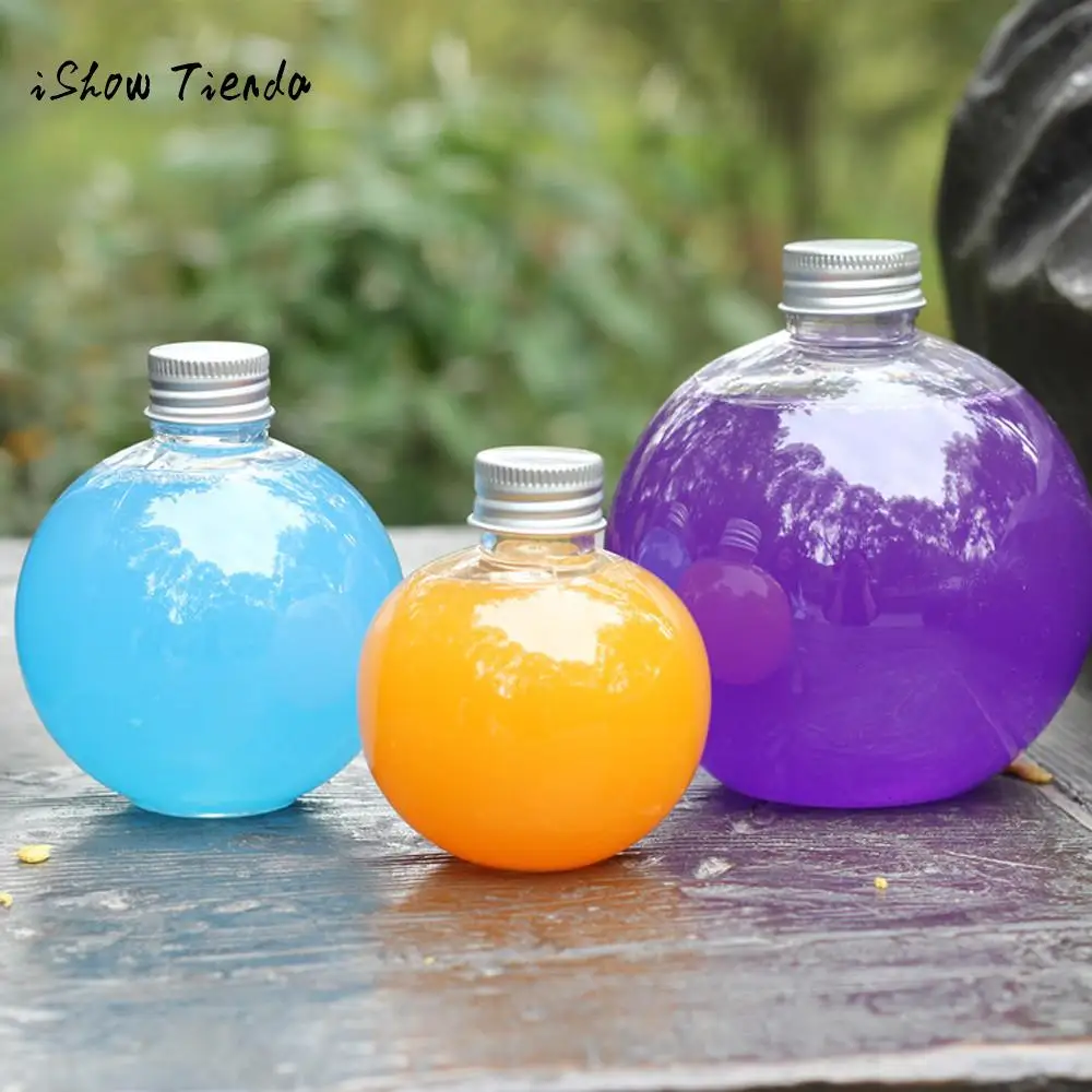 

1/6 PCS Creative Water Bottle Milk Juice Bulbs sport drink bottle Christmas Tree Ornaments Travel Yoga Running Camping Bottles