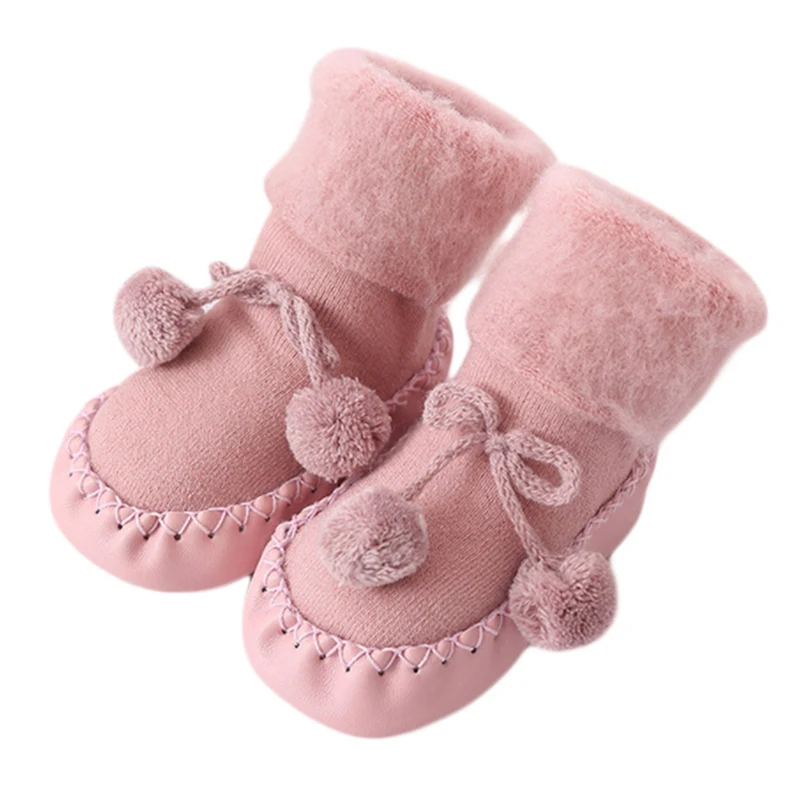 Г. Носки для новорожденных зимние хлопковые носки-тапочки для мальчиков нескользящие носки для малышей носки с резиновой подошвой для маленьких девочек Kniekousen Meisje