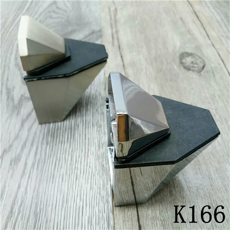 Zinc Alloy Glass Clamps Shelves Support Bracket Clips For 3 to 22mm glass board Tip mouth style Glossy/Satin finished