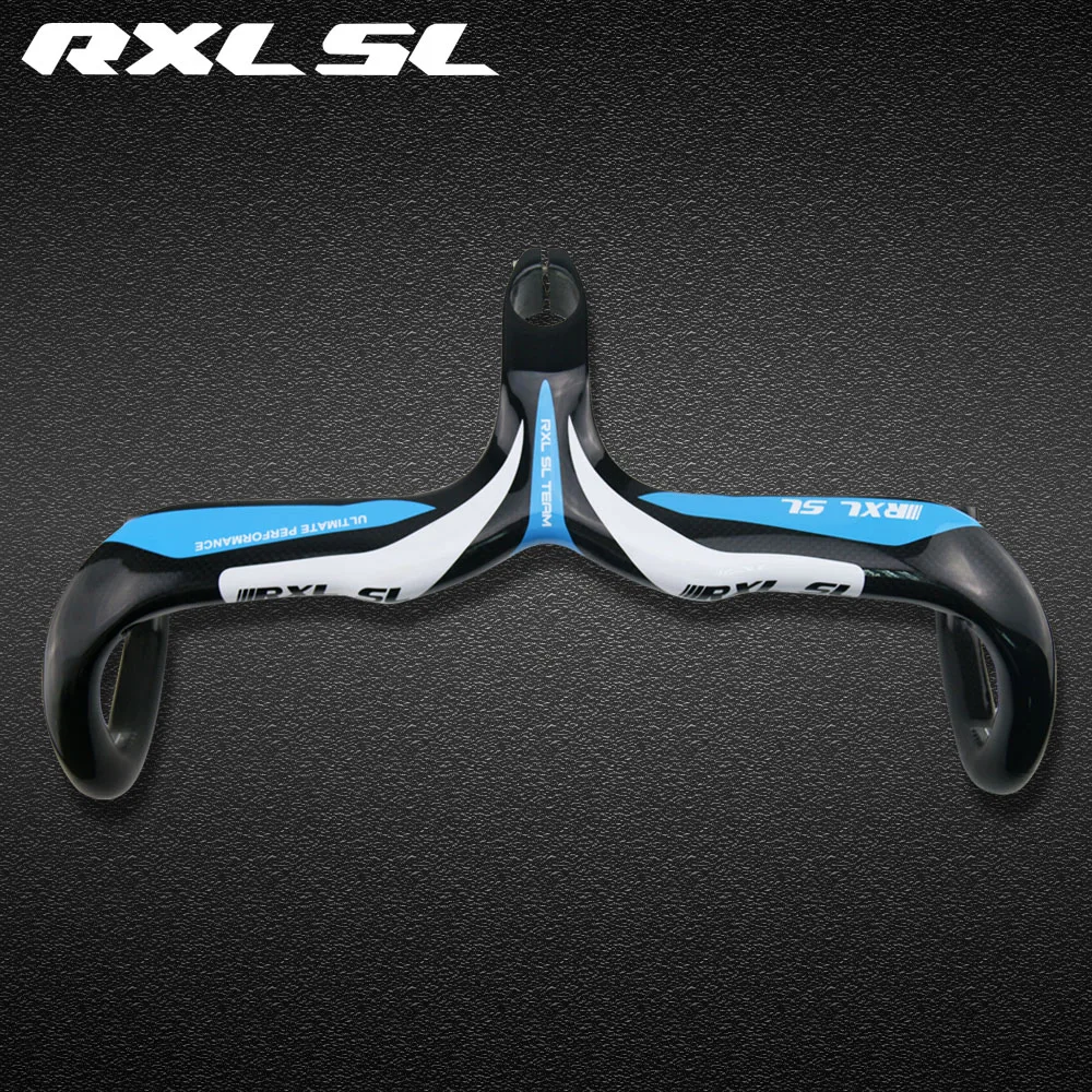 RXL SL руль для велосипеда углеродный дорожный 3k Сверхлегкий интегрированный и