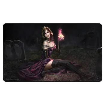 

Magic Board Games izzet guildgate Liliana On Brench Dark mousepad mgt Pad tcg card custom playmat playmats with storage bag