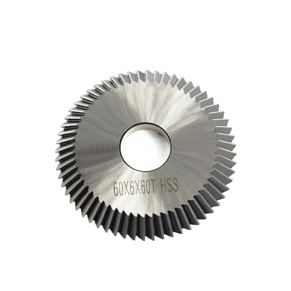 

1PC Silver Cutting Machine Blade 60 Tooth HSS Circular Saw Blades 60*16*6*60T for Metalworking