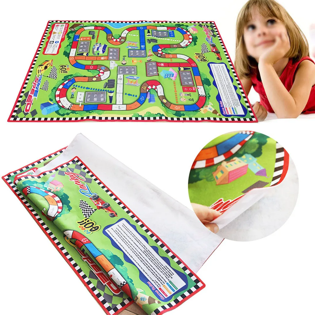 SAGACE(SAGACE) игровые коврики детские игрушки детский коврик развивающие игрушки гоночные игры нетканый ковер коврик 19Apl3