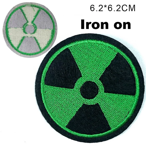 Полоса атомная электростанция излучения Сталкер s.t.a.l.k.e. Фракции наёмников одиночек атомная сила значок патч Чернобыль