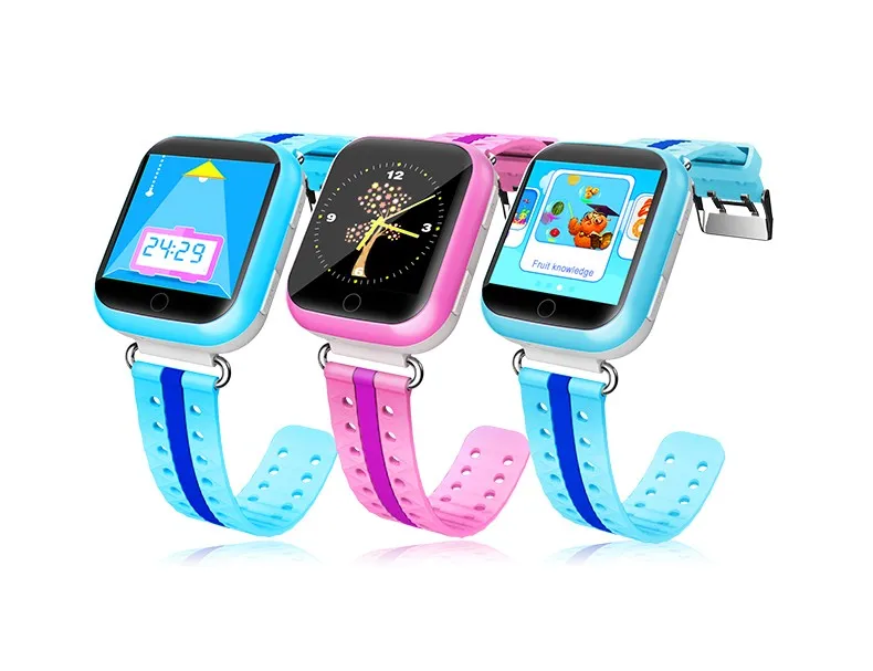Детские часы-трекер Q100 с сенсорным экраном, наручные часы SOS, поиск вызовов, локатор, детские часы Q750