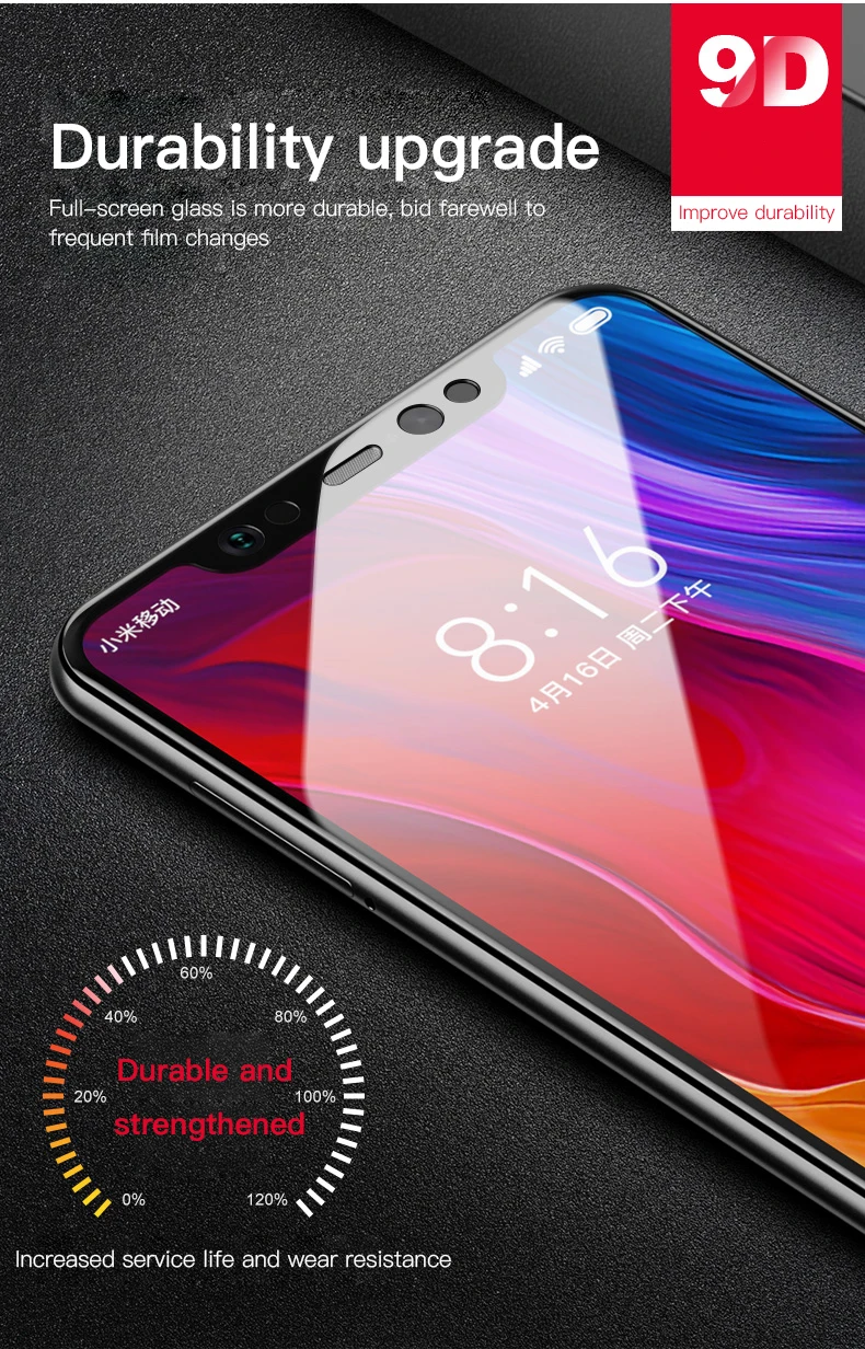 9D полное покрытие экрана протектор Закаленное стекло для Xiaomi mi 9 8 SE Lite профессиональная защитная пленка для Red mi Note K20 5 6 7 Pro Plus