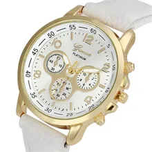 2017 New Women’s watches Relogio feminino Saat Unisex Casual Faux Leather Quartz Analog Watch Watch for women XL50