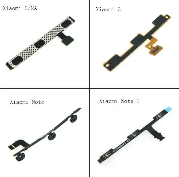 

New Power Volume Button Flex Cable For Xiaomi Mi5s M5s Plus Mi2 M2 Mi3 M3 Mi4 M4 Mi4i Mi4c Mi4s Mi5 6X M5 MiX Mi Note 2