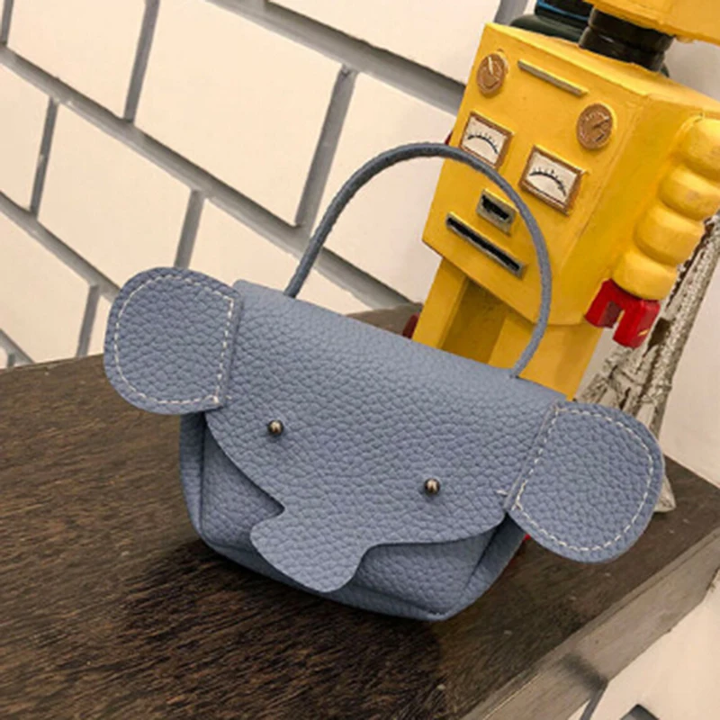 

New Kids Animal Shaped Coin Purse Elephant Messenger Bags For Children Gifts For Babies Brithday Gift For Little Girls