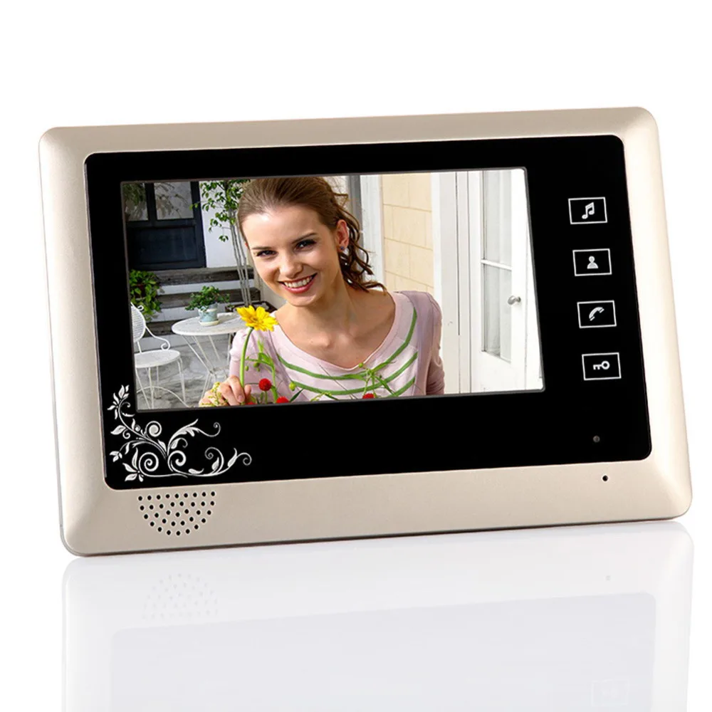 

Good HD Camera 7" Inch TFT Touch Screen LCD Color Video Door Phone Doorbell Intercom system Night Vision Eye Camera Doorphone