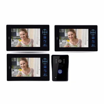 

7" TFT Color Display Wireless Video Door Phone Intercom System