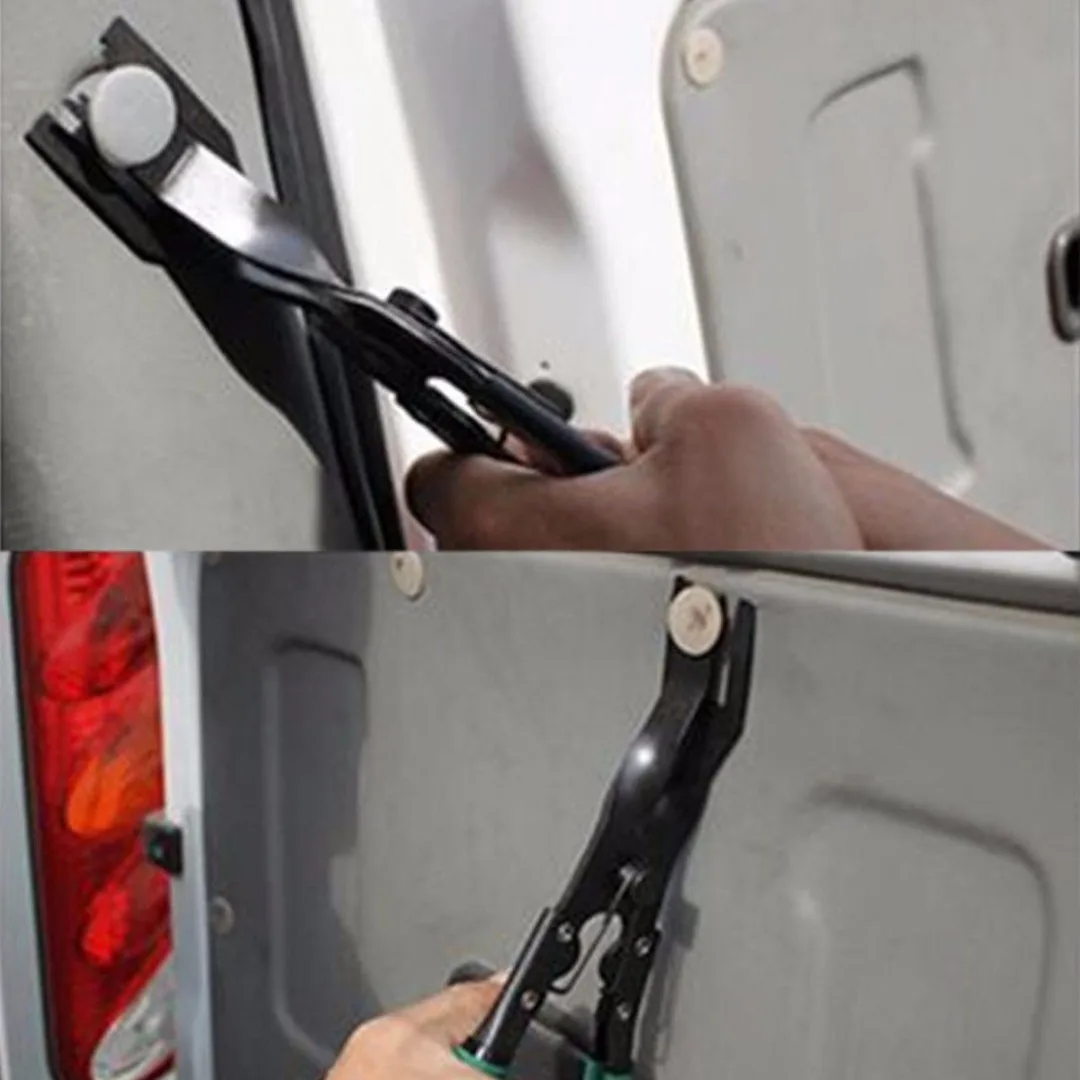 DWZ 3pcs Car Door Trim Rivets Clips Pliers & Fastener Remover Puller Tool Kit