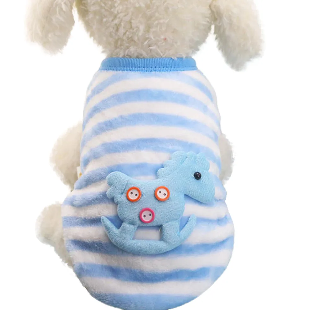 

2019 Cute Dog Cat Puppy Clothing Sweater Small Puppy Shirt Soft Pet Cat Coats 10.12