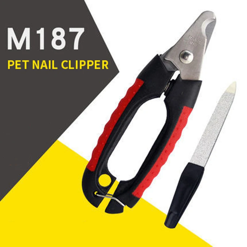 

@HE Professional Pet Nail Clipper Scissors Dog Cats Toe Claw Cutter for Animal Grooming With Sickle Pet Products Size S M