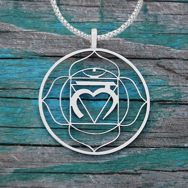 

Drop shipping 1st Chakra pendant Silver plated necklaces & pendants lot for women Fashion Jewelery The New Year's gift