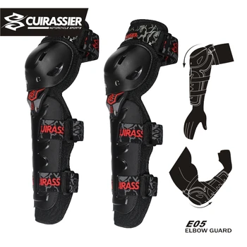 

Motorcycle Knee Pad Cuirassier Protective Kneepads Protector Scooter Motorbike Racing MX Guards Safety Elbow Guards Protection