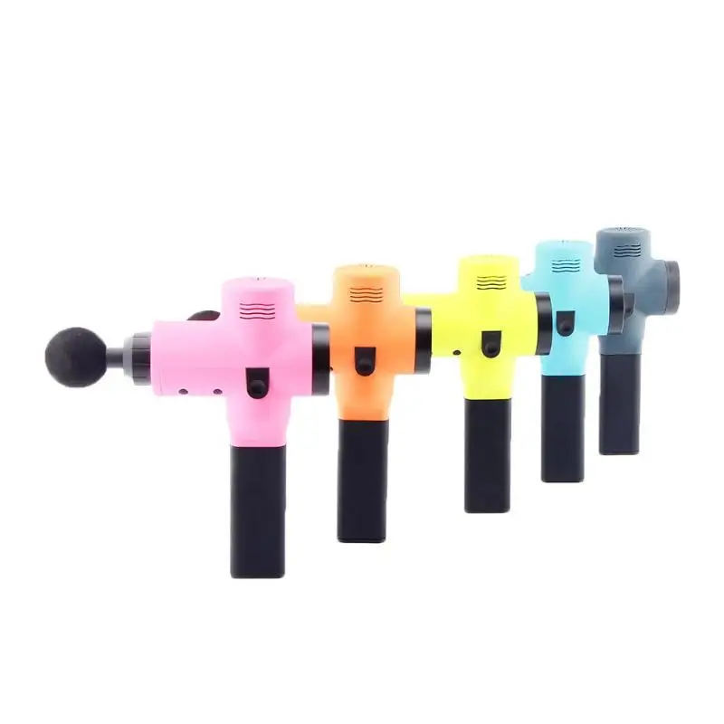 Portable Handheld Electric Massager Gun Women Men Body Muscle Massage Guns Fitness Sport Exercise Body Massage Tools Drop ship