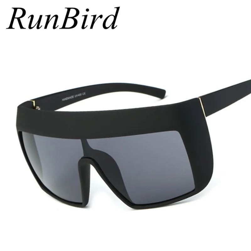 RunBird Shield негабаритных солнцезащитных очков для мужчин и женщин знаменитостей