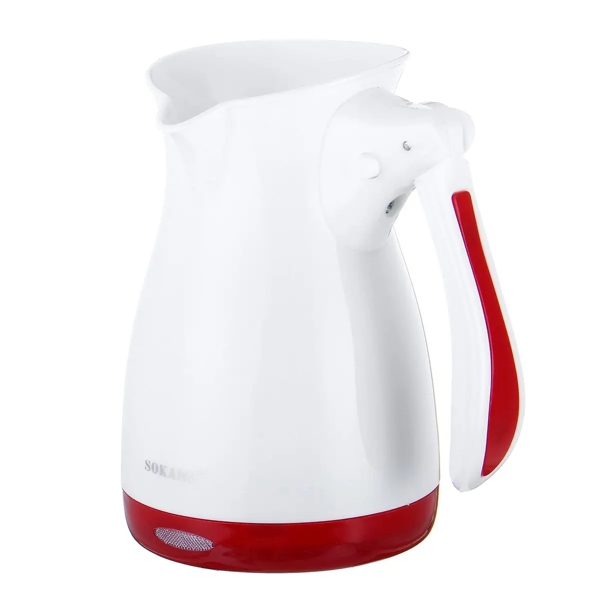 Günstige Tragbare Elektrische Kaffee Maker Türkische Griechischen Kaffee Maschine 220V Espresso Tee Moka Topf Essen Grade ABS Wasserkocher Anti  slip Basis