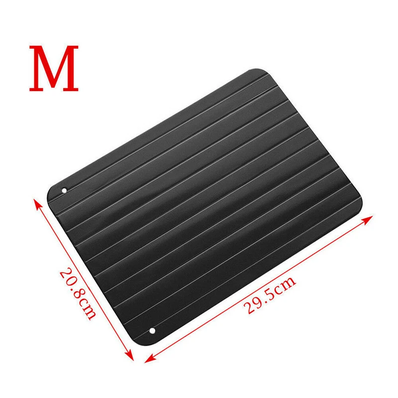 Frozen Food Aluminum Defrost Tray Metal Plate Defrosting Tray Safe Fast Thawing Frozen Meat Defrost Kitchen Gadget Tool