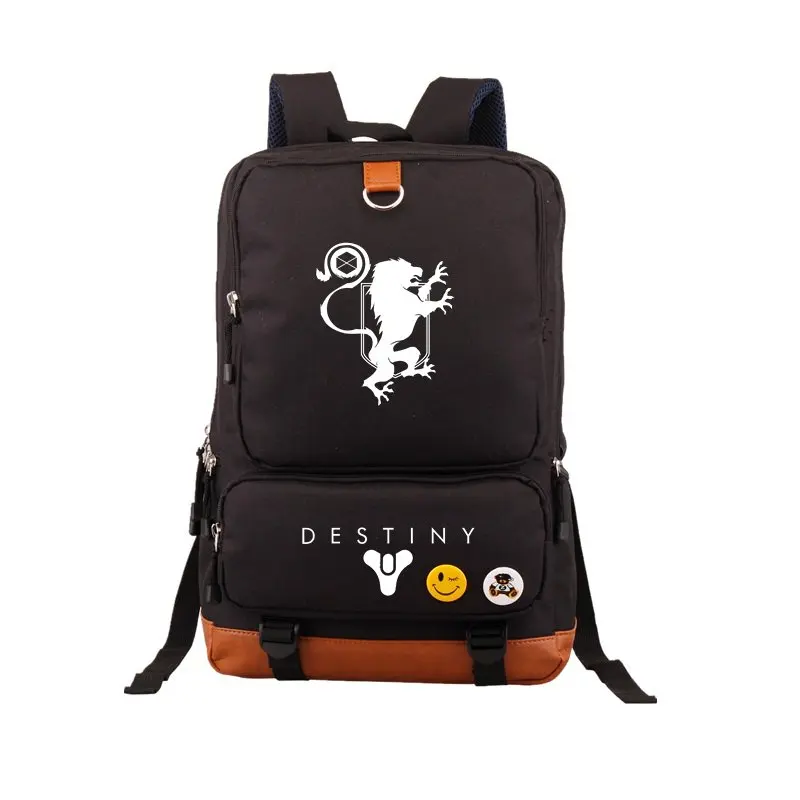 Горячая игра Destiny Железный баннер рюкзак черный школьные сумки Bookbag Косплей геймер Дети Подростки плечо ноутбук дорожные сумки подарок - Цвет: 043011