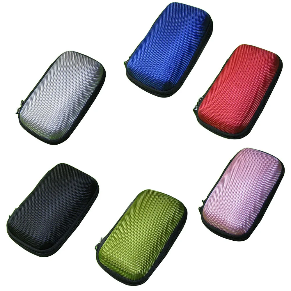 

Headphone Case Bag Portable Earphone Earbuds Hard Box Storage for for Earphone Headphone SD TF Cards Optional Mini Earphone BagQ