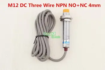 

M12 DC Three Wire NPN NO+NC 4mm distance measuring Inductive proximity switch sensor LJ12A3-4-Z/CX