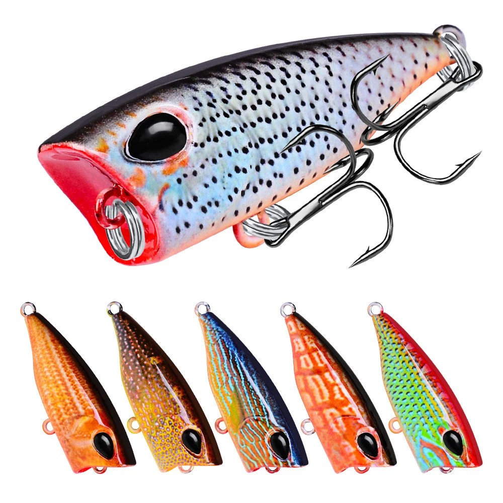 Buy 1pcs Carp Fishing Lures 4.2cm/3.5g Topwater Popper