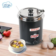 ITOP 5.7L Electric Soup Kettle Suitable for Cafeteria Cateen Kitchen Soup Warmer Broth Boiler 110V/220V ITOP 5.7L Electric Soup Kettle Suitable for Cafeteria Cateen Kitchen Soup Warmer Broth Boiler 110V/220V