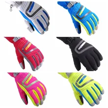 Горячая Лидер продаж зима Профессиональный ездовые перчатки для детей взрослых Водонепроницаемый, теплые, для снега, для велосипедистов с защитой от ветра Скил перчатки для велосипедистов