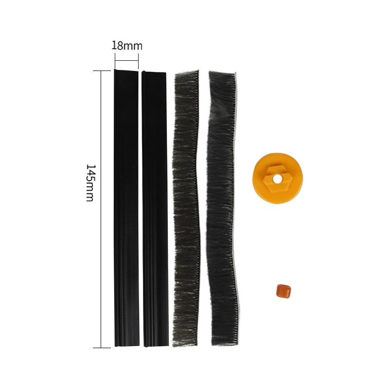 Flexible rubber brush strip for DT85 DT83 DM81 of robot vacuum cleaner