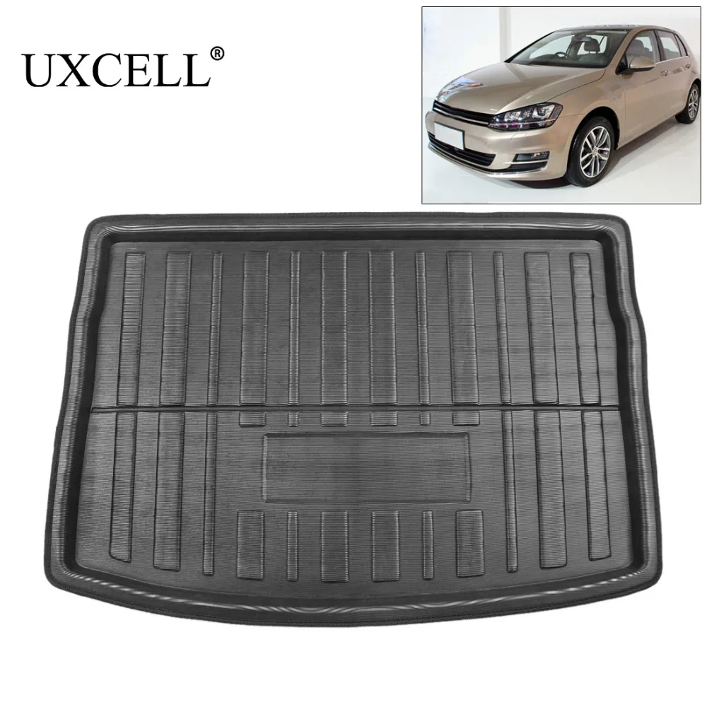 

UXCELL PE+EVA foam plastic Black Rear Trunk Boot Liner Cargo Mat Floor Tray Carpet for VW Golf 7 MK7 2013 2014 2015 2016 2017
