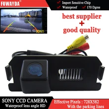 FUWAYDA SONY CCD CAR REAR VIEW Mirror Image REVERSE CAMERA FOR Hyundai Genesis I30 ROHENS COUPE Tiburon/ Kia Soul WATERPROOF HD