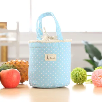 

Hot Sale Thermal Insulated Lunch Box Cooler Bag Tote Bento Pouch Drawstring Portable Lunch Camping Container #L5