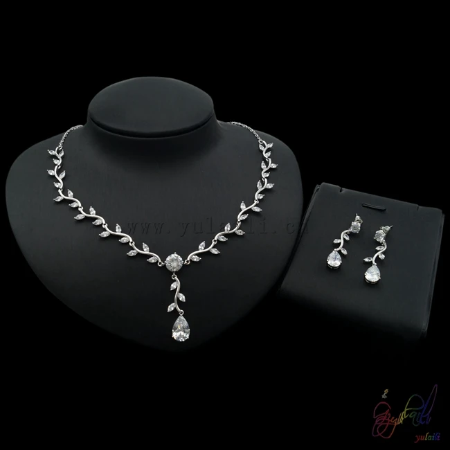 

Free Shipping Yulaili Factory Customized New Arrival Romantic Party Ladies Zircon Jewelry Sets