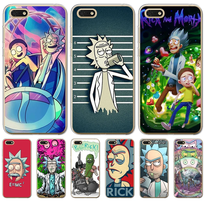 Для Huawei P8 P9 P10 P20 Plus Pro Lite 2017 Mate 9 10 20 роскошный модный чехол для телефона Rick And Morty |