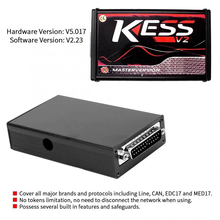 Инструмент для диагностики автомобиля KESS V2 V5.017 ECU OBD2 инструмент программирования