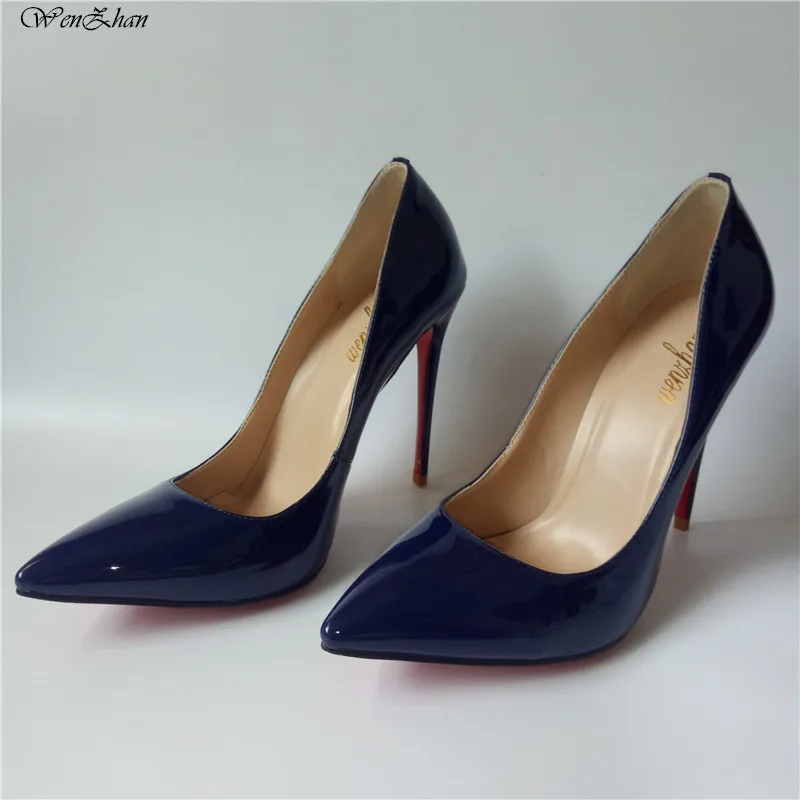 as Mujeres As 3 2 Estilo Talones as Wenzhan Altos as Toe Charol Picture Estilete 12 otoño Mujer 5 Primavera 21 11 Del 9 10 as as 4 1 Finos as as Bombas 8 Cm Sexy as as Punta 7 as 86 6 64ggHqxfw