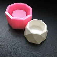 Special Offers Creative geometric polygonal concrete flower pot vase office decoration clay cement pen box silica gel mold Ice Salt Carve Molds Special Offers Creative geometric polygonal concrete flower pot vase office decoration clay cement pen box silica gel mold Ice Salt Carve Molds