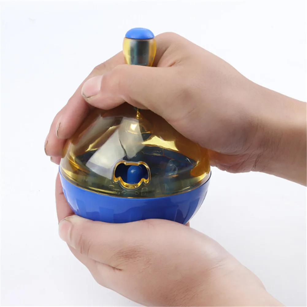 Interactive Dog Cat Food Treat Ball Bowl Toy Funny Pet Shaking Leakage Food Container Puppy Cat Slow Feed Pet Tumbler Toy